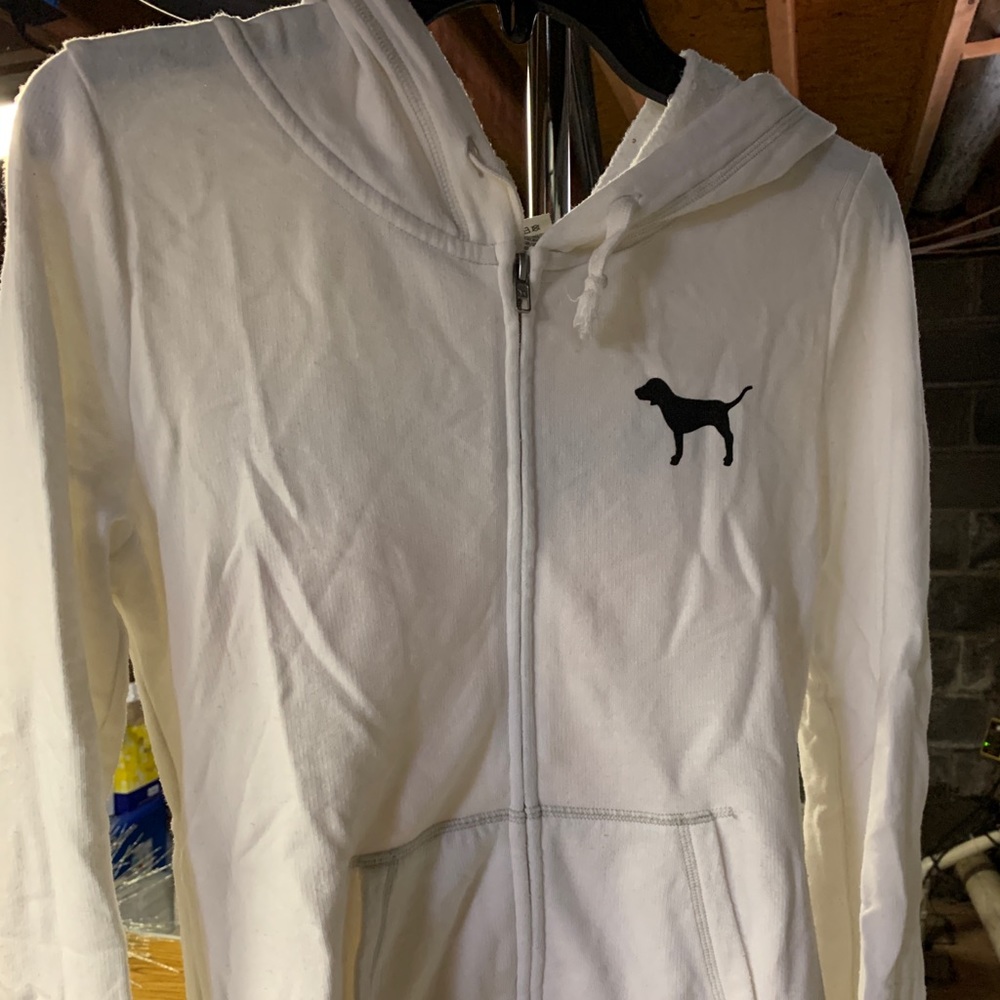 PINK ZIP UP HOODIE